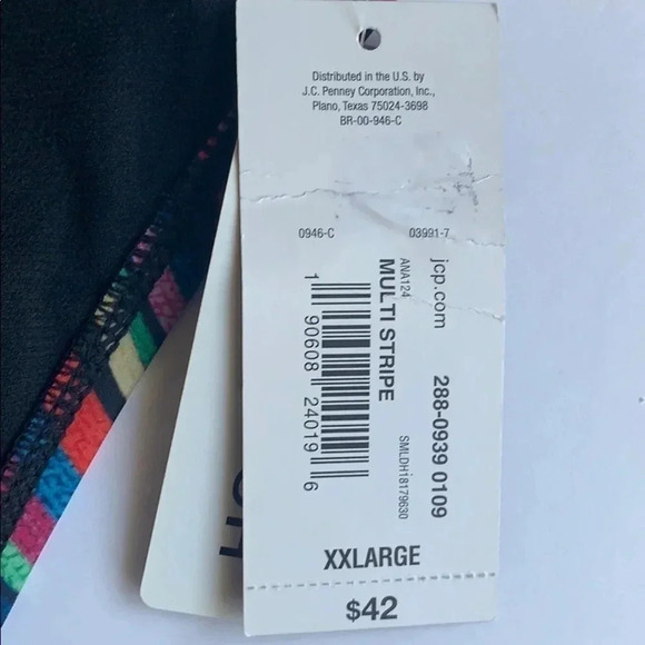 A.N.A Swim Navy Blue Lace Bikini Top, Swim Brief Plus 2X NWT - Picture 14 of 15